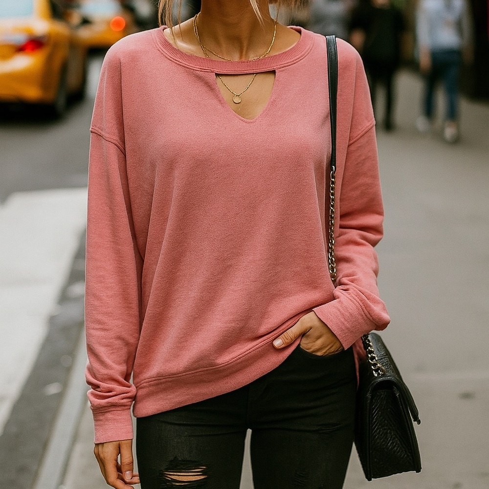 juicy couture keyhole long sleeves t shirt June sale